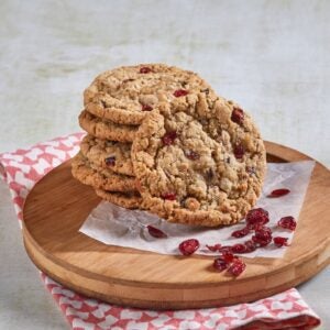 Oatmeal Cranberry Walnut Cookie Dough | Styled