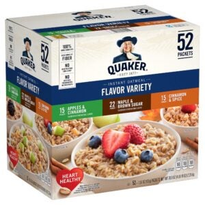 Quaker Instant Oatmeal Variety Pack | Packaged