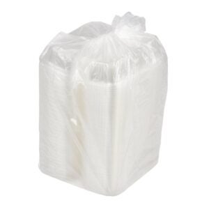 9.25 x 4.5 x 3 Inch Plastic Hoagie Containers, Clear, Hinged | Packaged