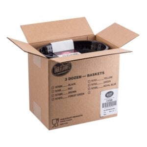 Black Oval Basket | Packaged