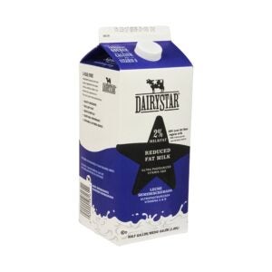 MILK WHITE 2% LOW FAT UHT 6-.5GAL | Packaged