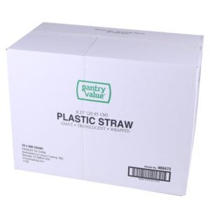 STRAW 8.25/8.75″ GNT TRANSL 24-300CT | Corrugated Box