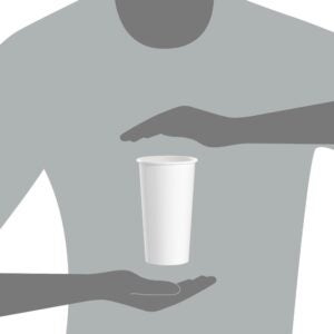 20 oz. Paper Hot Cups | Styled