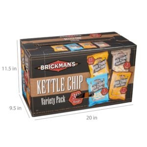 Variety Pack Kettle Chips | Corrugated Box
