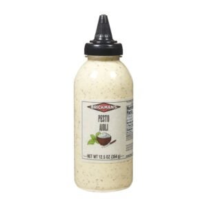 BRICKMAN’S SAUCE AIOLI PESTO 12Z | Packaged