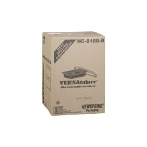 CONT MICRO RECTANG 16 oz. BLACK COMBO | Corrugated Box