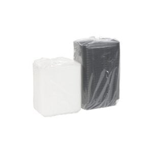 CONT MICRO RECTANG 16 oz. BLACK COMBO | Packaged