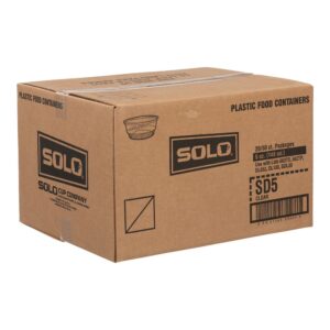 CONT COLD 5OZ PLASTIC CLEAR LID: SDL5 | Corrugated Box