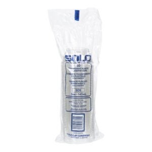 CONT COLD 5OZ PLASTIC CLEAR LID: SDL5 | Packaged