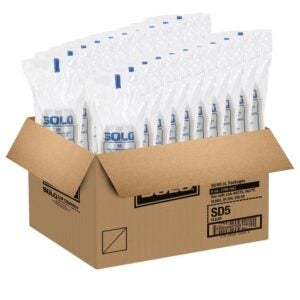 CONT COLD 5OZ PLASTIC CLEAR LID: SDL5 | Packaged