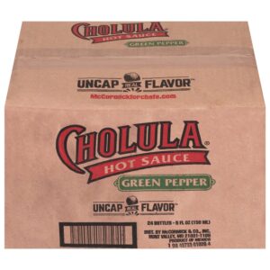 SAUCE HOT GRN 24-5FLZ CHOLULA | Corrugated Box
