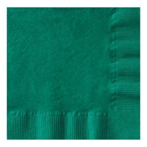 Hunter Green Beverage Napkin | Raw Item
