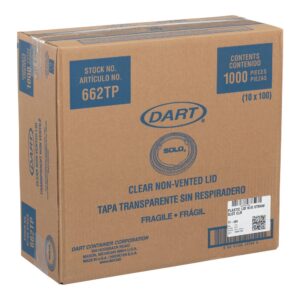 100 FLAT LID/SD5,SD8,TP9 CLR SOLO | Corrugated Box