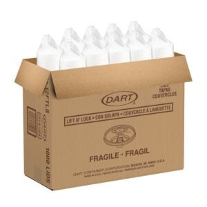 LID XSLOT LIFT-LOCK 6-12Z TRANSL | Packaged