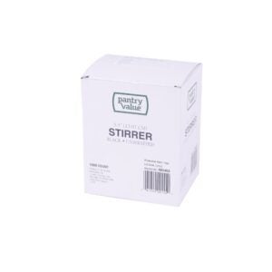 Black Coffee Stirrer | Packaged