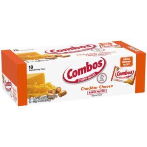Cheddar Cheese Baked Pretzel Combos | Packaged