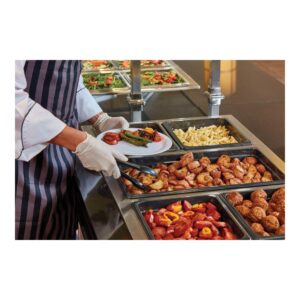 1-SALAD TONGS 6″BLACK CAMBRO 6TGS-110 | Styled