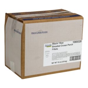 Ocean Redfish Perch Fillets | Corrugated Box