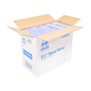 Royal Wood Stirrer Java 5.5 10/1000ct | Packaged