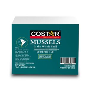CStar Ckd Blk Mussel 23-33 1lb | Corrugated Box