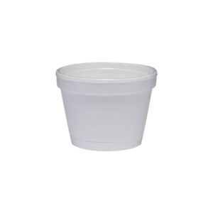 4 oz Dart Foam Squat Containers | Raw Item