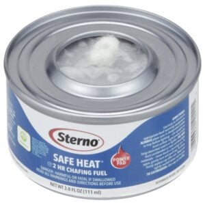 Fuel Chafer Safe Ht, PWR, Pad, 2 hour | Styled