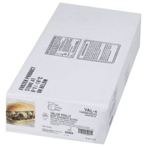 Philly Beef Steak Slcd 10# | Corrugated Box