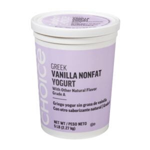 Vanilla Notfat Greek Yogurt | Packaged