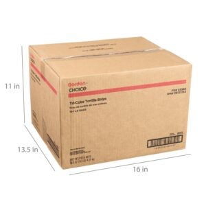 Tri-Color Tortilla Strips | Corrugated Box