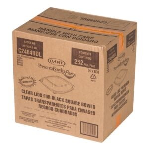 LID 24-64Z PET CLR 252CT PRSNTBWL | Corrugated Box
