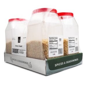 SpiceCo Onion, Chopped 3lb | Corrugated Box