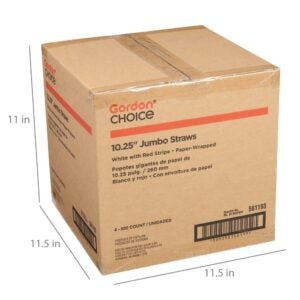 Jumbo Straws | Corrugated Box