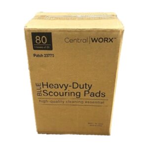Blue Heavy-Duty Scouring Pads | Corrugated Box