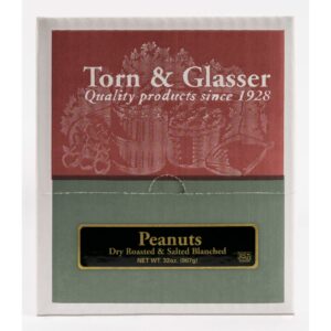 T&G PEANUT DRY RSTD SLTD BLNCHD 2lb | Corrugated Box