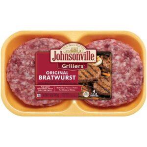 Fresh Bratwurst Patties | Packaged
