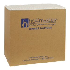 NAPKIN, DIN WHITE 17X17 2 PLY | Packaged