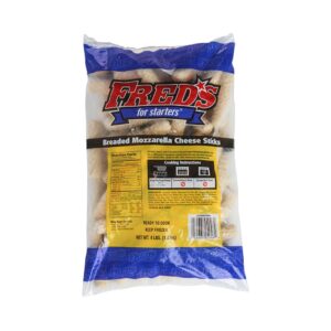 Breaded Mozzarella Stick Appetizers | Packaged