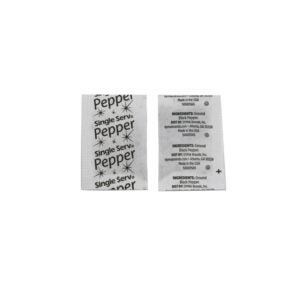 Ground Black Pepper Packets | Styled