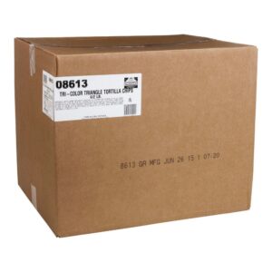 Snack Tortilla Chip Tri Color | Corrugated Box