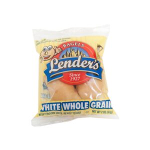 Bagel Lenders White Whole Grain | Packaged