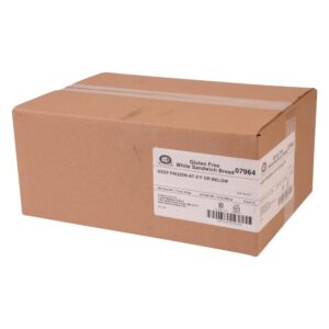 White Sliced Gluten Free Bread | Corrugated Box