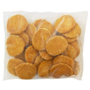 Cooked Breaded Chicken Patties, 3.25 oz. | Packaged