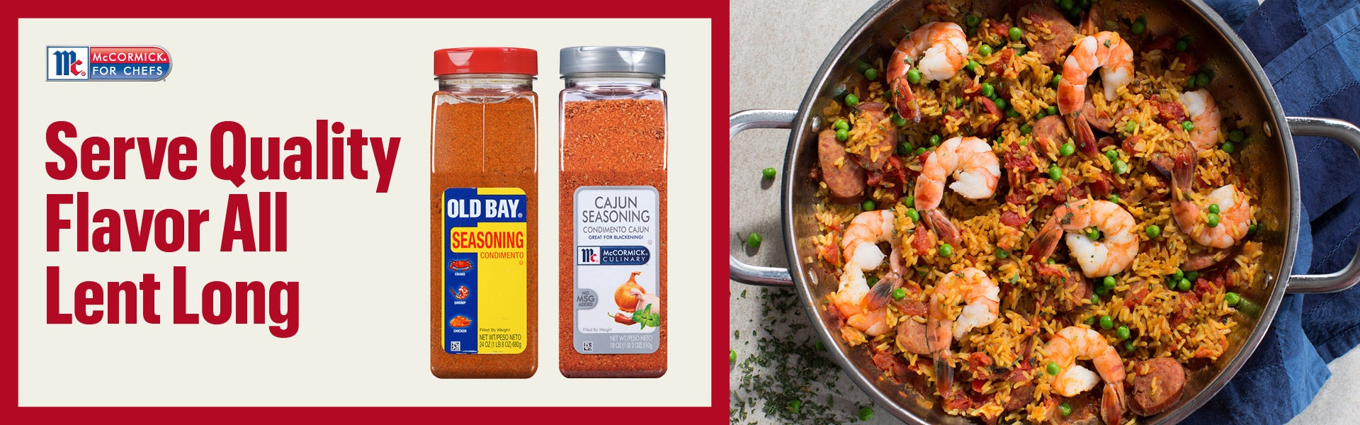 Serve quality flavor all lent long