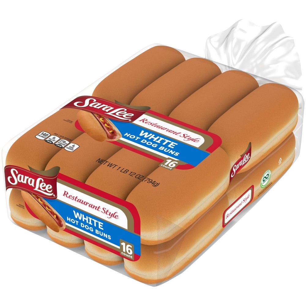 White Hotdog Buns | PKG