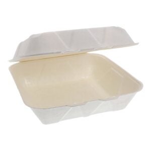 Molded Fiber Clamshell Containers | RAW