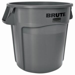 44 Gallon Round Gray Brute Container | RAW