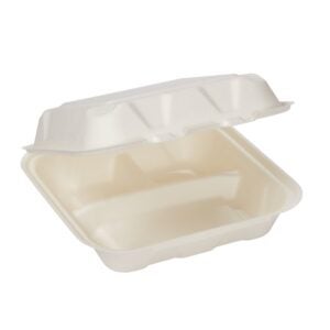 CONT MOLDED FBR 8X8X3 3CMPT 2-75CT | RAW