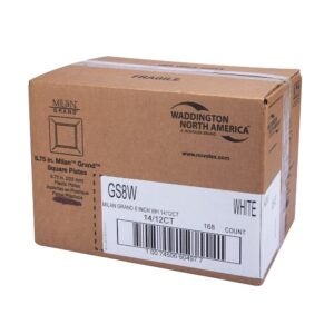 9″ Square White Plates | COR