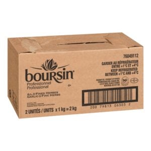 CHEESE BRSIN GARL HRB 2-2# BOURSIN | COR