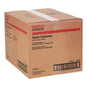 Gordon Choice 12 – 14 oz. Clear Plastic Cold Cups | COR